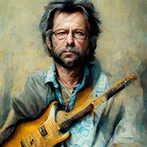 Porträt Eric Clapton