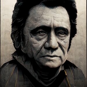 Porträt Johnny Cash